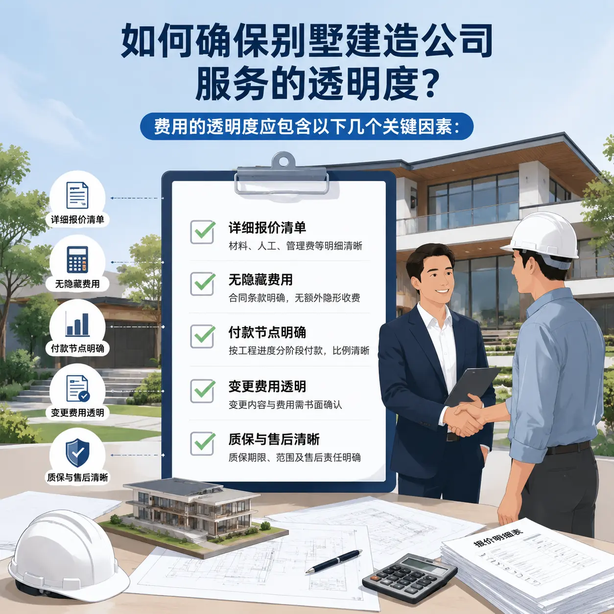 在 遵义 如何确保别墅建造公司服务的透明度？