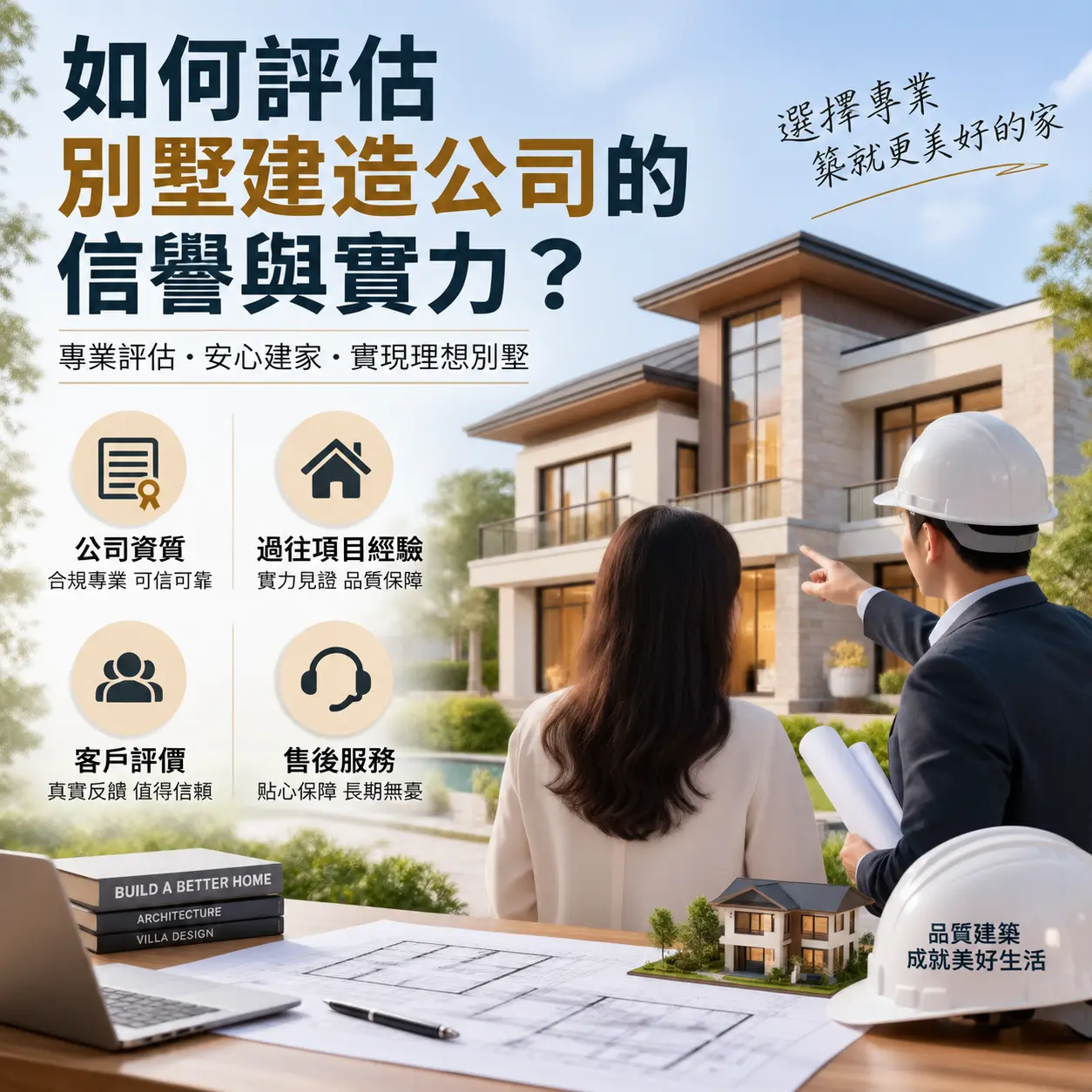 如何评估 遵义 别墅建造公司的信誉与实力?
