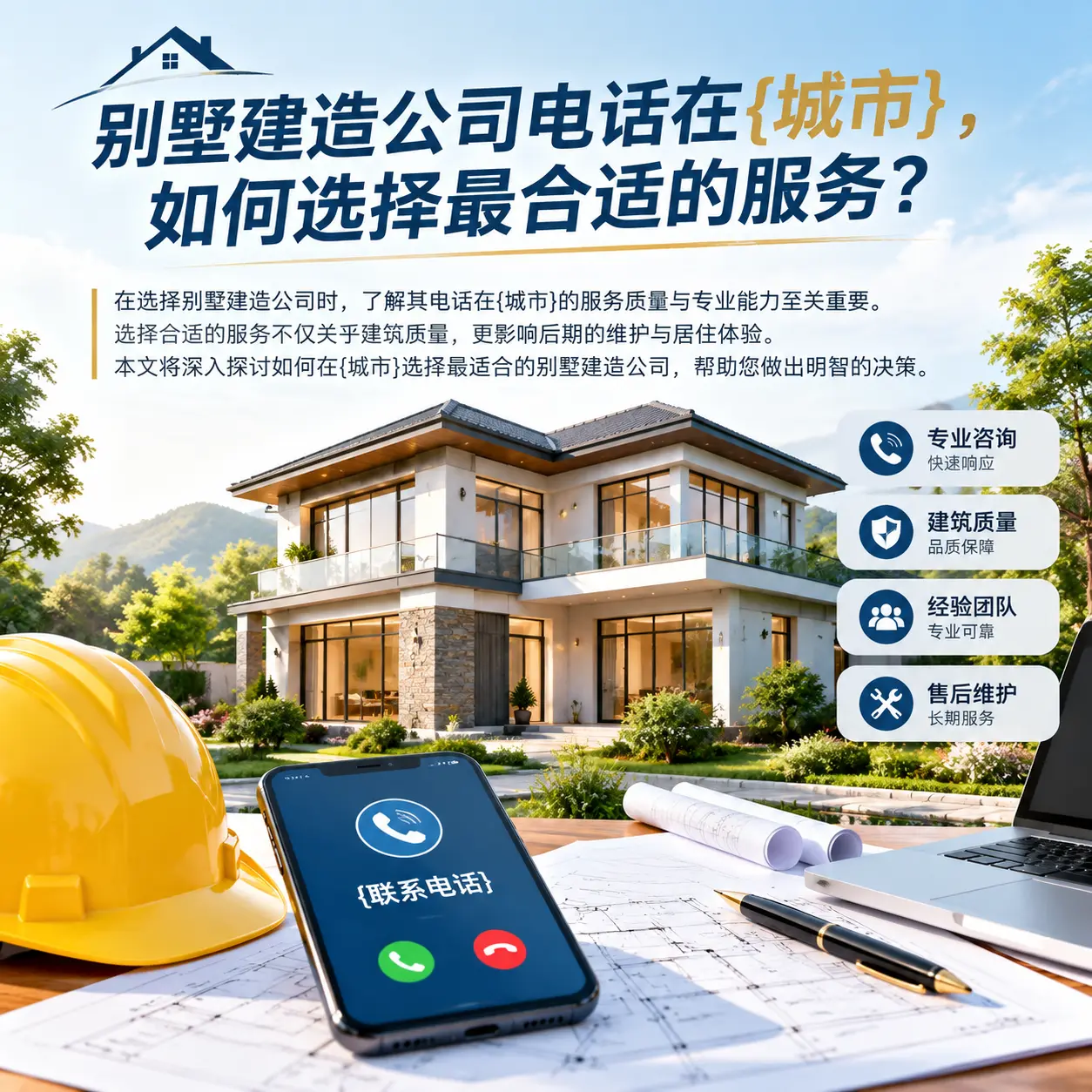 别墅建造公司电话在遵义，如何选择最合适的服务？