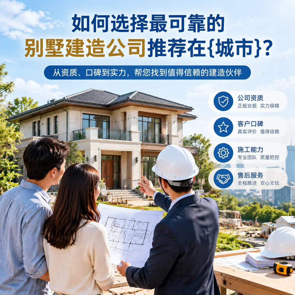 如何选择最可靠的别墅建造公司推荐在遵义?