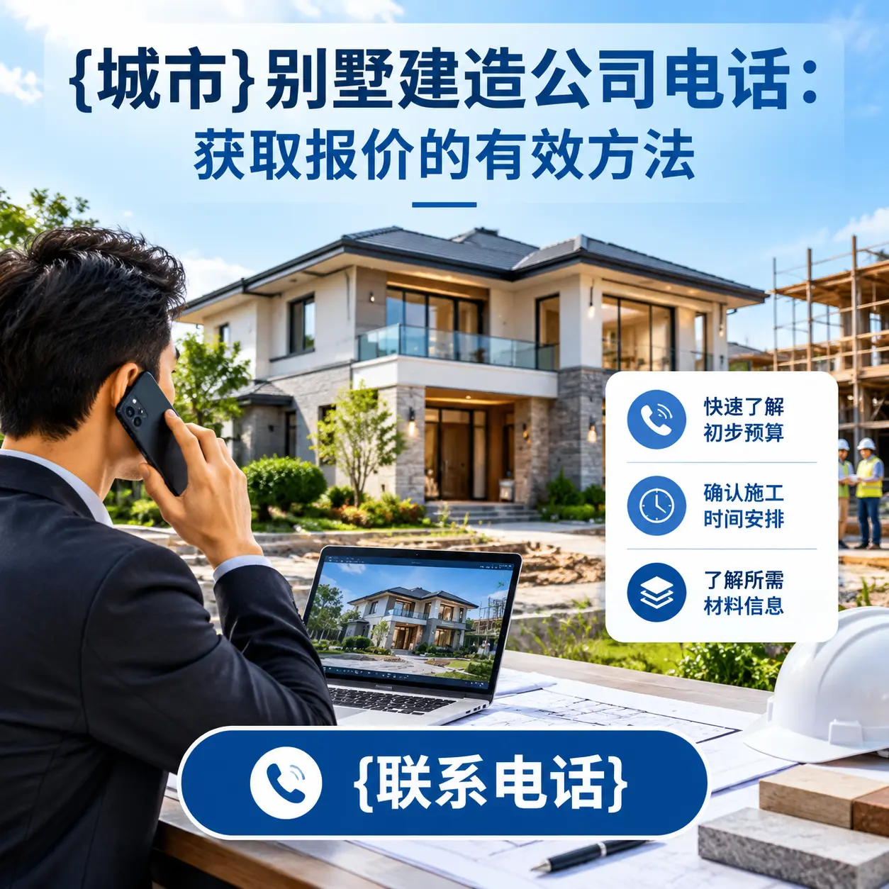 遵义别墅建造公司电话:获取报价的有效方法