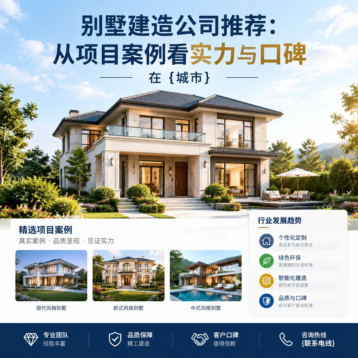 别墅建造公司推荐:从项目案例看实力与口碑在 遵义